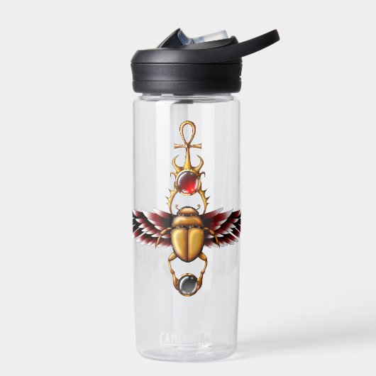 TSDS: Seth's Scarab Coat Graphic Trinkflasche (Links)