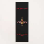 TSDS: Seth's Scarab Coat Graphic Yogamatte (Vorderseite)
