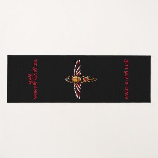 TSDS: Seth's Scarab Coat Graphic Yogamatte (Vorderseite (Horizontal))