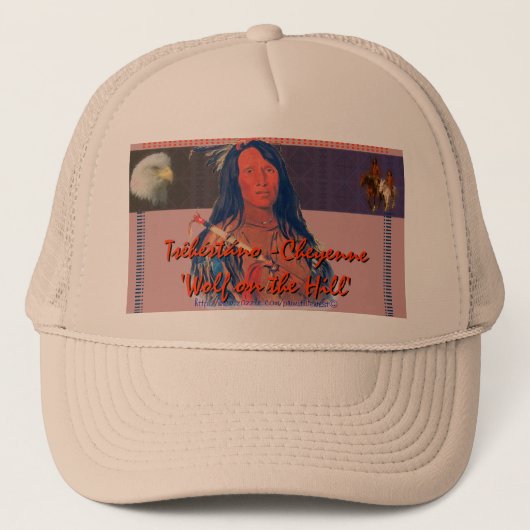 Tsêhéstáno~Cheyenne Truckerkappe (Vorderseite)