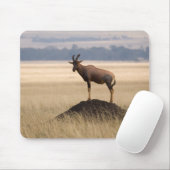 Tsessebe Antilope auf Ausblick für Fleischfresser Mousepad (Mit Mouse)