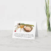 Tsetse Fly Mother's Day Card Karte (Vorderseite)