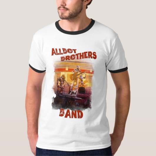 Tshirt Allbot Brothers Band / Bobs Saucer Repair (Vorderseite)