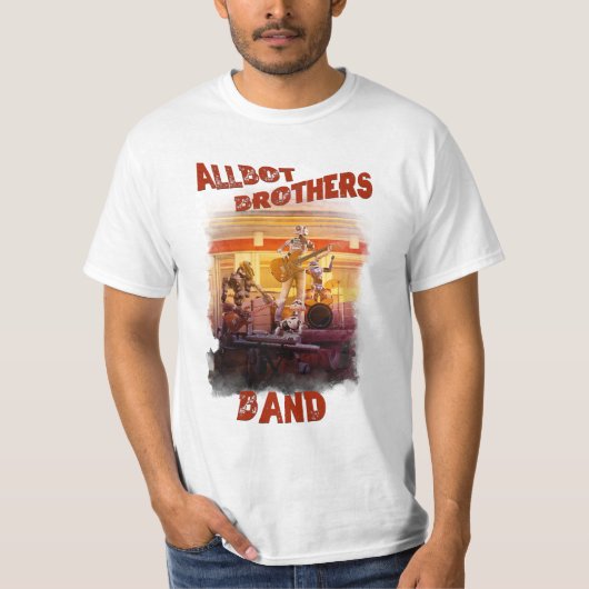 Tshirt Allbot Brothers Band / Bobs Saucer Repair (Vorderseite)