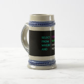 TShirt aus Nahem auswählen Bierglas (Vorderseite Links)