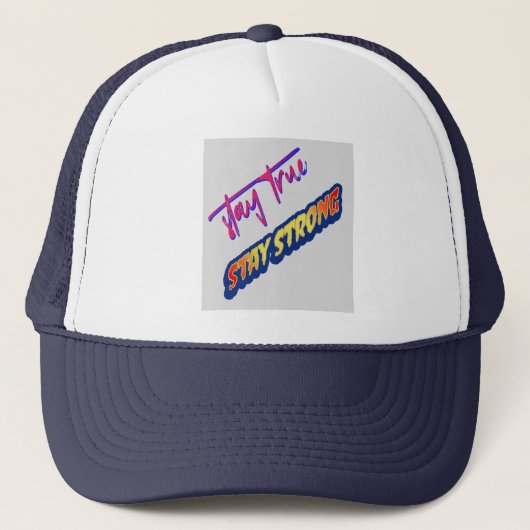Tshirt bleibe truckerkappe (Vorderseite)