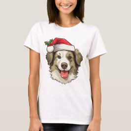 Tshirt - Christmas Border Collie Wheaton