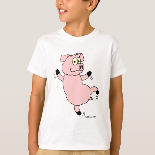 Tshirt Dancing Pig (Vorderseite)