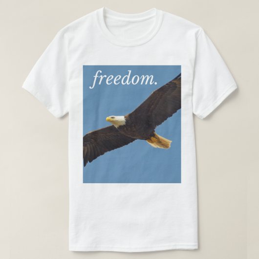 Tshirt for men dream freedom  (Design vorne)