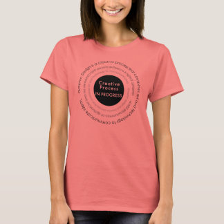 Tshirt für Creative Process in Progress-Logos