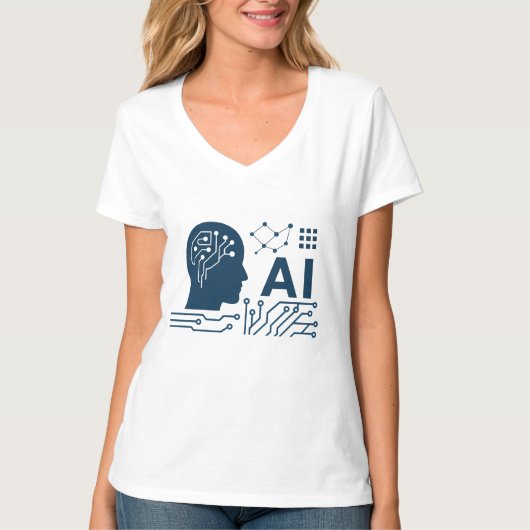 Tshirt für künstliche allgemeine Intelligenz (Vorderseite)