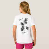 TShirt Girl (Schwarz voll)