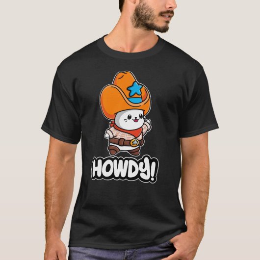 Tshirt "Howdy Partner" (Vorderseite)