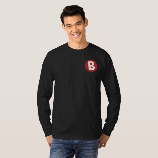 TShirt, lang geschält, für Männer T-Shirt (Vorne ganz)
