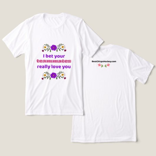 Tshirt Men Hockey Gift Teammates  (Design vorne & hinten)