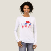 Tshirt mit Slive Patriotic Long Sleeve T - Shirt