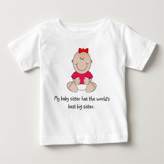 Tshirt "My Baby Sister" (Vorderseite)