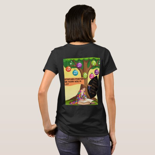 Tshirt Stephen foster  (Schwarz voll)