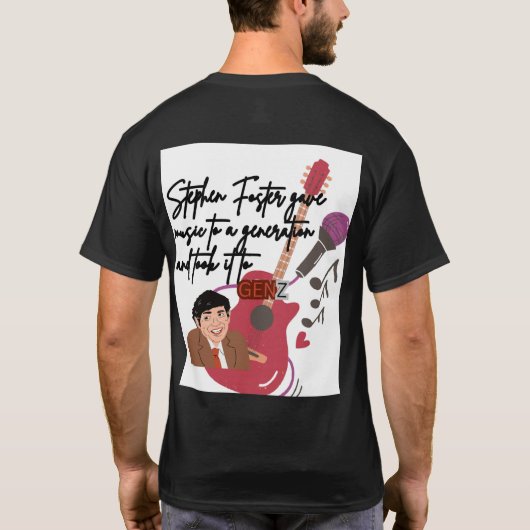 Tshirt Stephen fosters  (Rückseite)