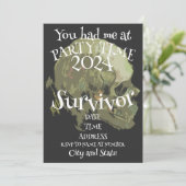 Tshirt Tasse Magnet 2024 Napkin Foto Poster Party Einladung (Stehend Vorderseite)