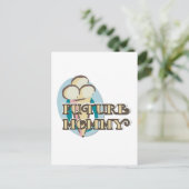 Tshirts und Geschenke aus der Eiscreme Postkarte (Stehend Vorderseite)