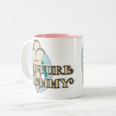 Tshirts und Geschenke aus der Eiscreme Zweifarbige Tasse (Vorderseite Links)