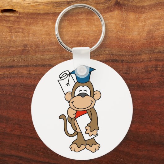 Tshirts und Geschenke für Affen Schlüsselanhänger (Vorderseite)