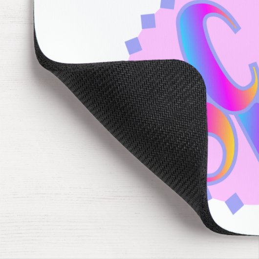 Tshirts und Geschenke für die rosa Katze Mousepad (Ecke)