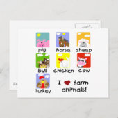 Tshirts und Geschenke für landwirtschaftliche Nutz Postkarte (Vorne/Hinten)