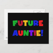 Tshirts und Geschenke für zukünftige Tante-Primärf Postkarte (Vorne/Hinten)