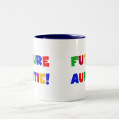 Tshirts und Geschenke für zukünftige Tante-Primärf Zweifarbige Tasse (Mittel)