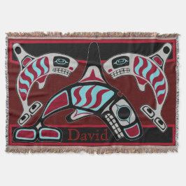 Tsimpsian Killerwal-Trio Decke