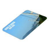 Tsing Ma Bridge in Hongkong Magnet (Linke Seite)