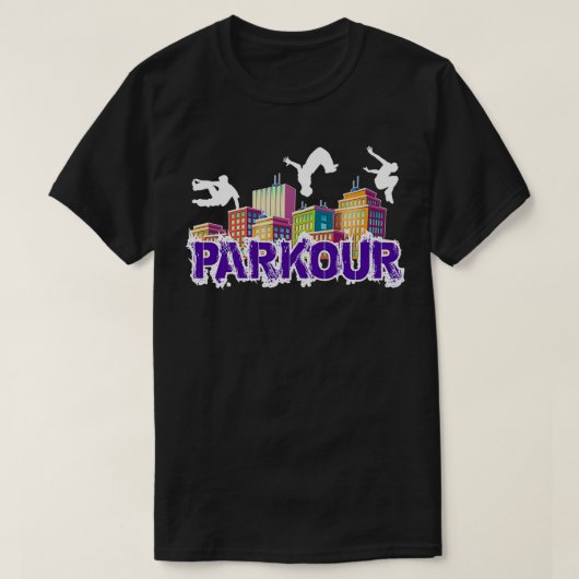 TSKIRT PARKOUR FREE RUNNING ACROBATIC STUNTS class T-Shirt (Design vorne)
