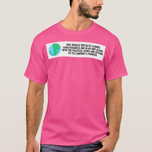 Tsla Stoßstange T-Shirt (Vorderseite)