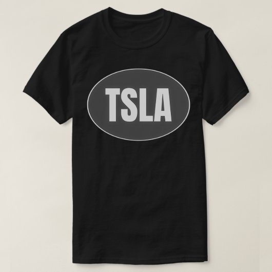 TSLA Ticker T-Shirt (Design vorne)