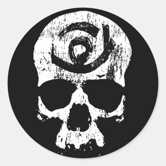 TSOI SKULL Aufkleber (Vorderseite)