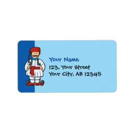 Tsolias Cartoon Adressaufkleber