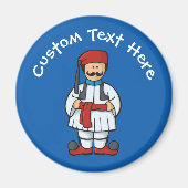 Tsolias Cartoon Magnet (Vorne)