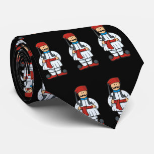 Tsolias Cartoon Pattern Krawatte