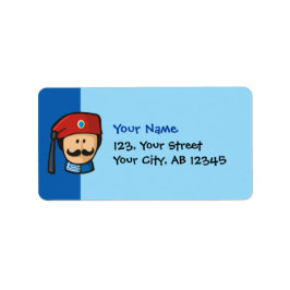 Tsolias Head Adressaufkleber