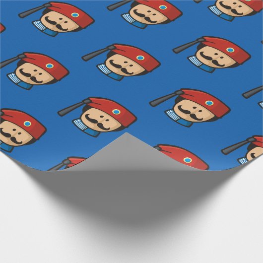 Tsolias Head Pattern Geschenkpapier (Ecke)