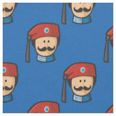 Tsolias Head Pattern Stoff (Nahaufnahme)