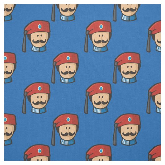 Tsolias Head Pattern Stoff (Muster)