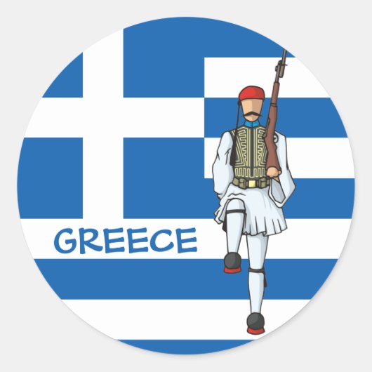 Tsolias Icon Runder Aufkleber (Vorderseite)