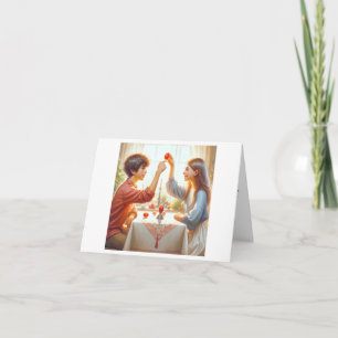 Tsougrisma Osterfeier Karte