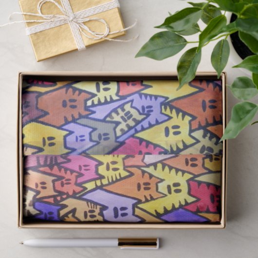 TSP - 0060 - KATZEN - Seidenpapier (Geschenk)