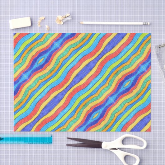 TSP - 0062 - Regenbogen Seidenpapier (Handwerk)