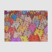 TSP - 0092 - Katzen - Gewebepapier