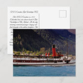 TSS Dampfschiff Earnslaw 1912 Postkarte (Vorne/Hinten)